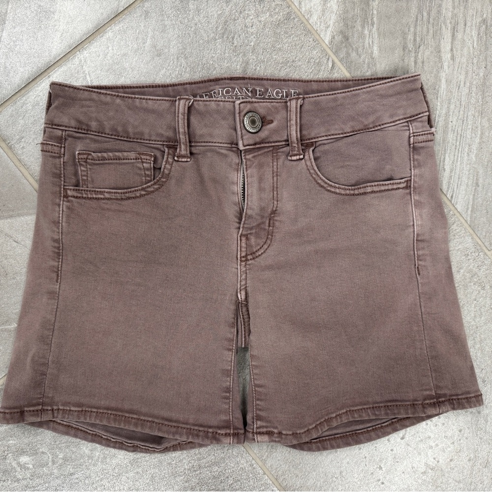 American Eagle Outfitters Brown Jean Shorts